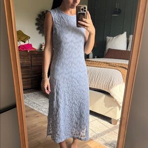 Free People Blue Sleeveless Dress